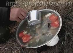 жидкое блюдо - уха